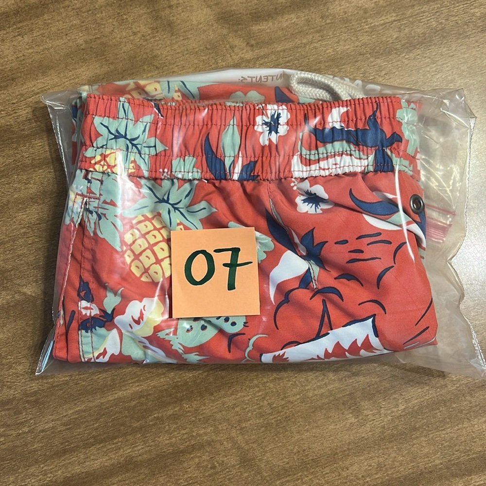 Polo Ralph Lauren Men Red Tropical Hawaiian Print Swim Trunks Drawstring M
E - Picture 17 of 17